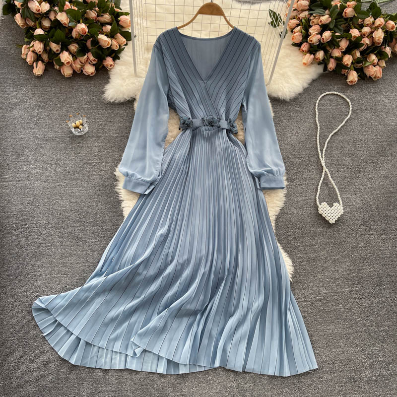 Cute v neck short dress fashion dress  629