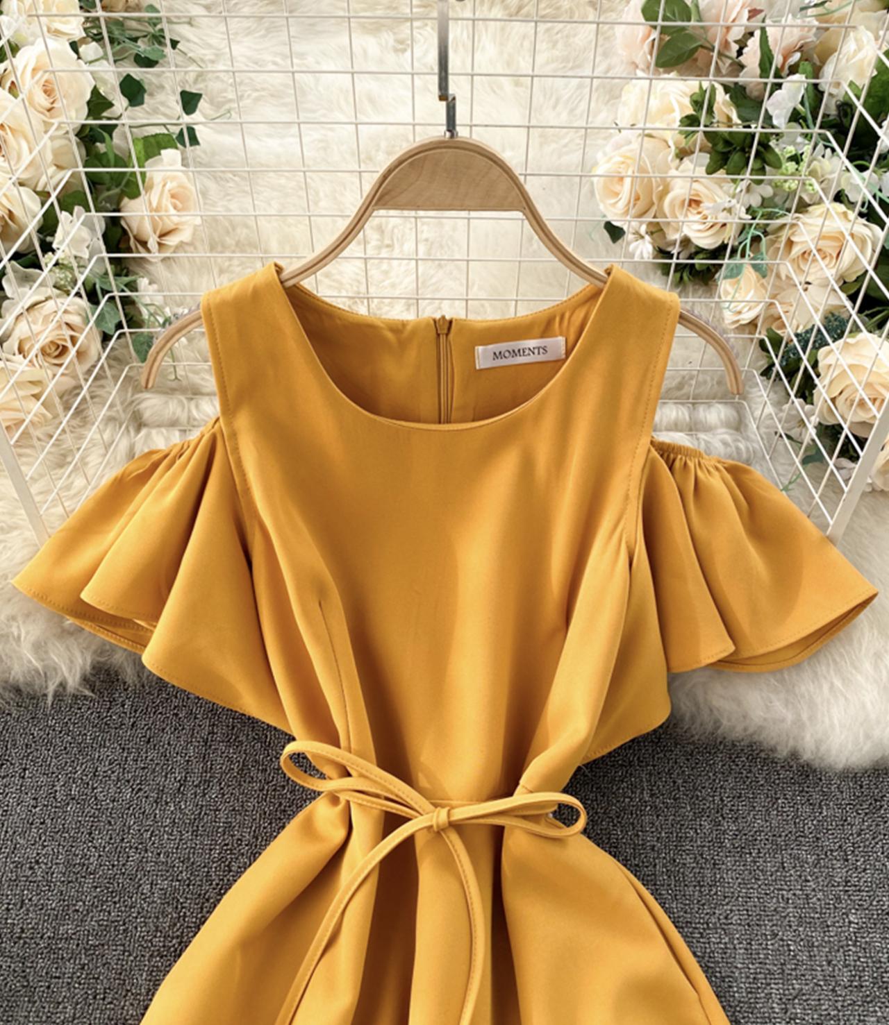 Cute A line short dress fahsion dress  651