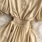 Simple v neck short dress fashion dress  664