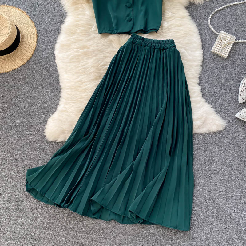Cute chiffon two pieces dress fashion dress  520