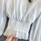 Cute chiffon long sleeve tops  317