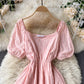 Cute A line short dress fashion dress  640