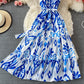 Robe trapèze à col rond et jolie robe tendance 504