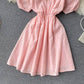 Cute A line short dress fashion dress  638