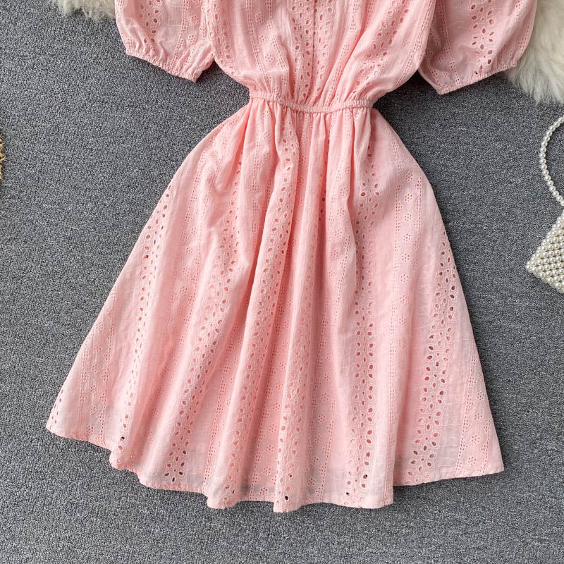 Cute A line short dress fashion dress  638