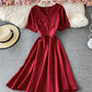 Cute A line short dress fashion dress  690