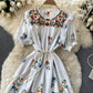Cute lace short A line dress fashion dress  475