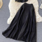 Black two pieces dress fashion dress  663