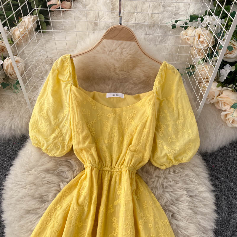 Cute A line short dress fashion dress  640