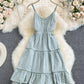 Cute v neck short dress fashion dress  654