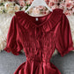 Cute A line short dress fashion dress  688
