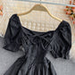 Cute A line short dress fashion dress  560