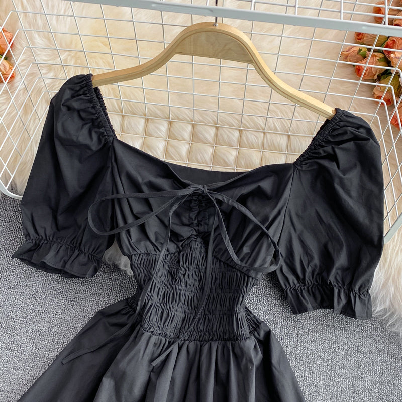 Cute A line short dress fashion dress  560