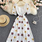 Sweet lace flower dress  673
