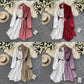 Stylish contrast A line dress  561