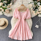 Cute A line short dress fashion dress  640