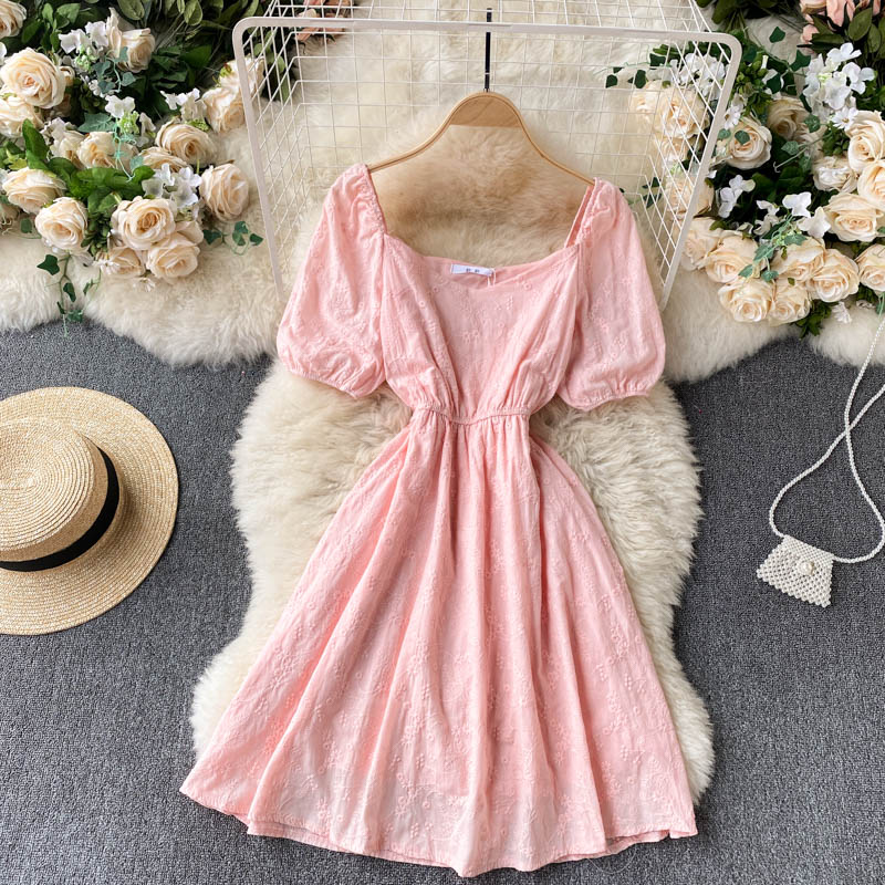 Cute A line short dress fashion dress  640