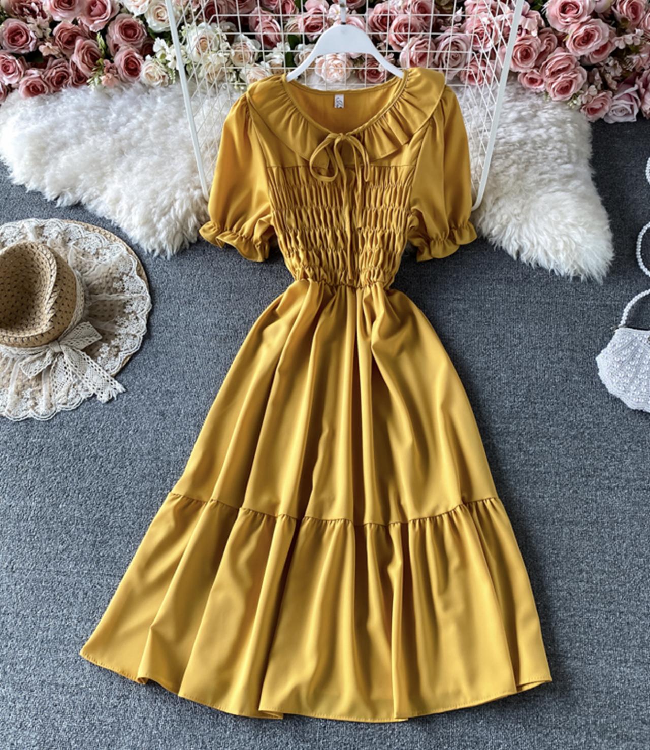 Cute A line short dress fashion dress  688