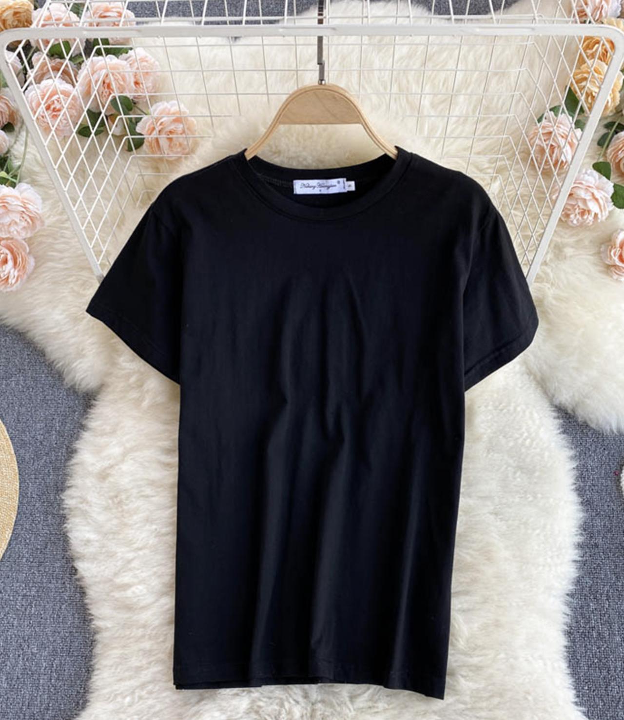 Black A line two pieces dress  666