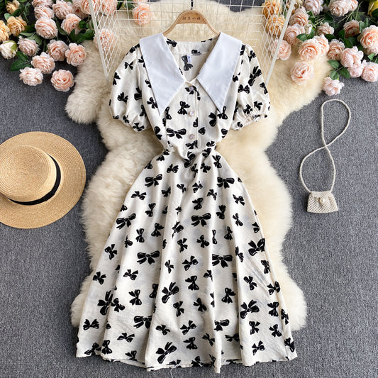 Robe courte mignonne à la mode 592