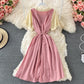 Cute A line short dress fashion dress  635