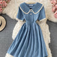 Sweet A line short dress fashion dress  655