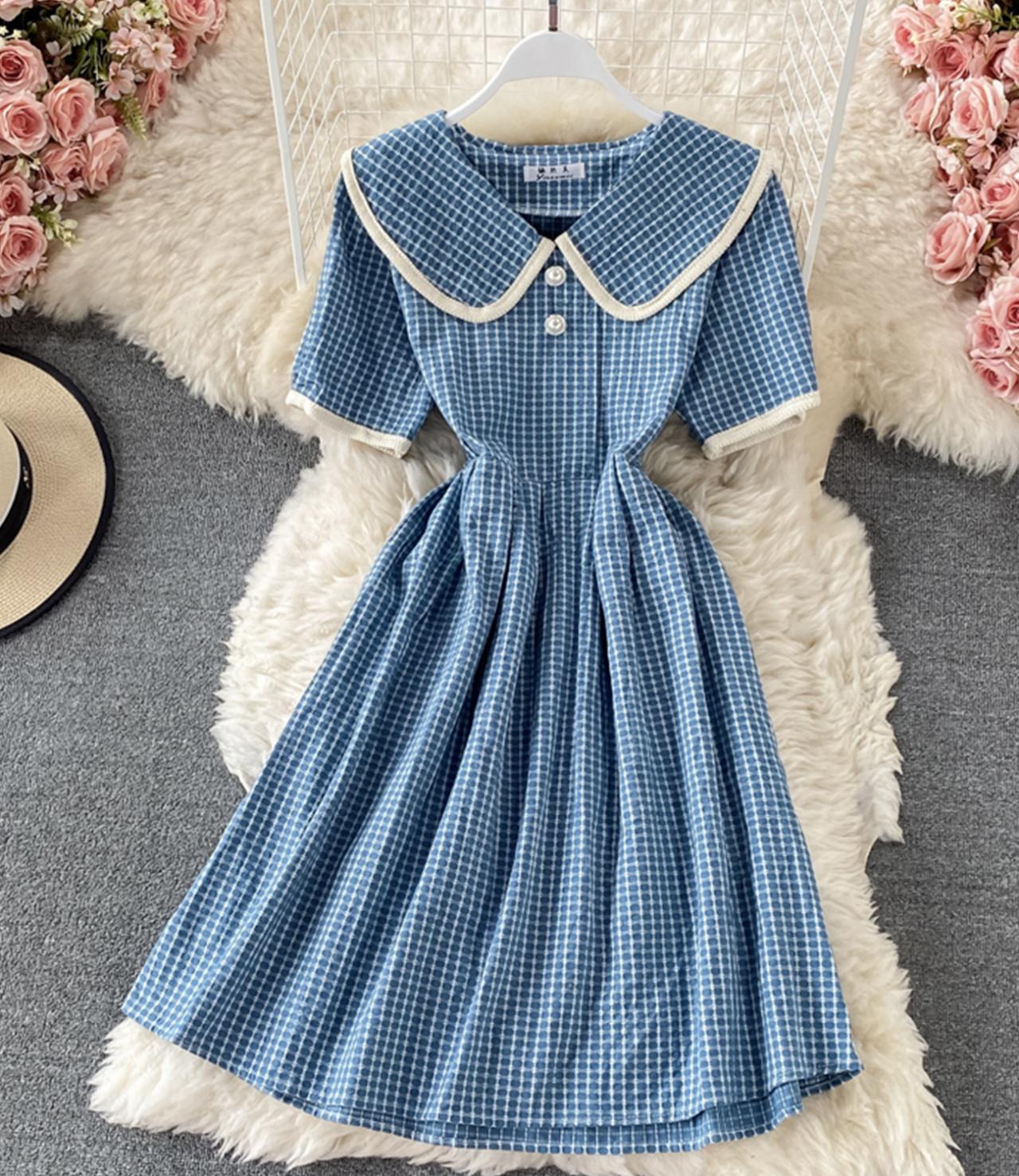 Sweet A line short dress fashion dress  655