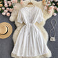 Sweet A line embroidered dress  584