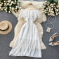 Cute chiffon A line dress fashion dress  637