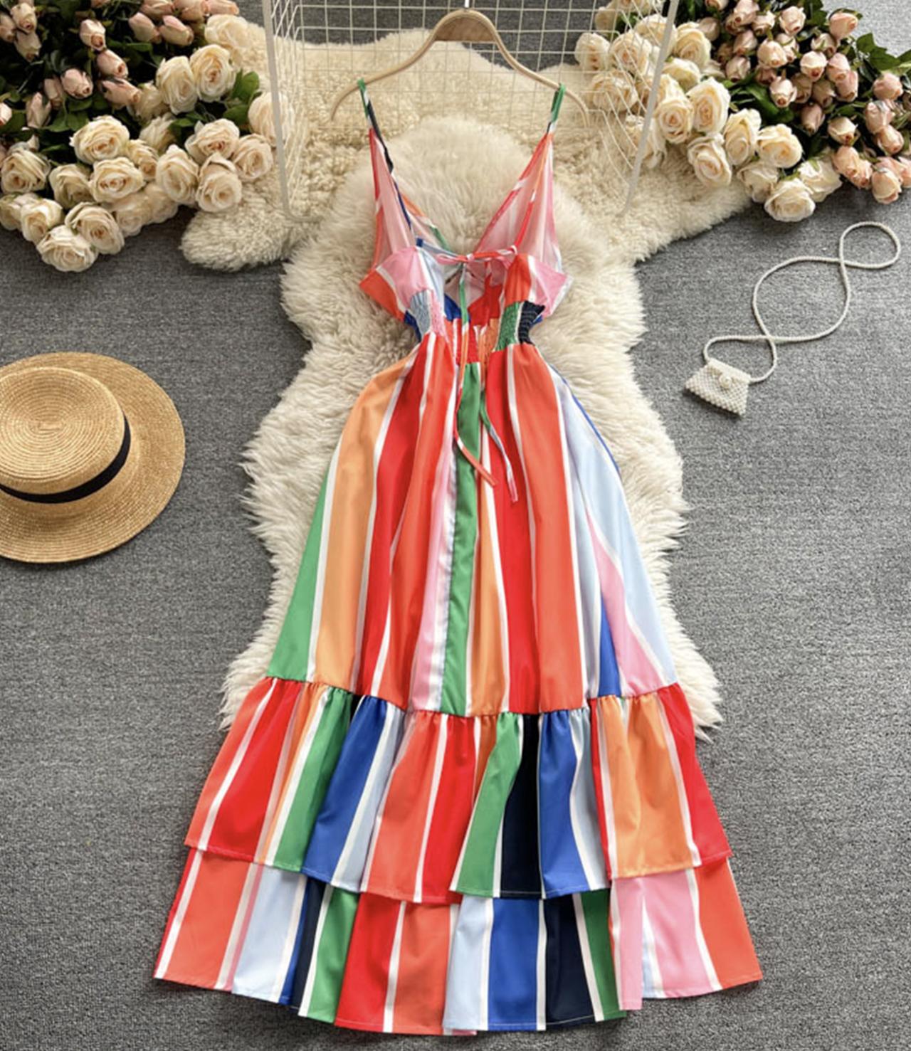 Cute A line v eck short dress fashion dress  692