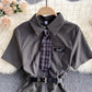 Cute A line short dress fashion dress  668