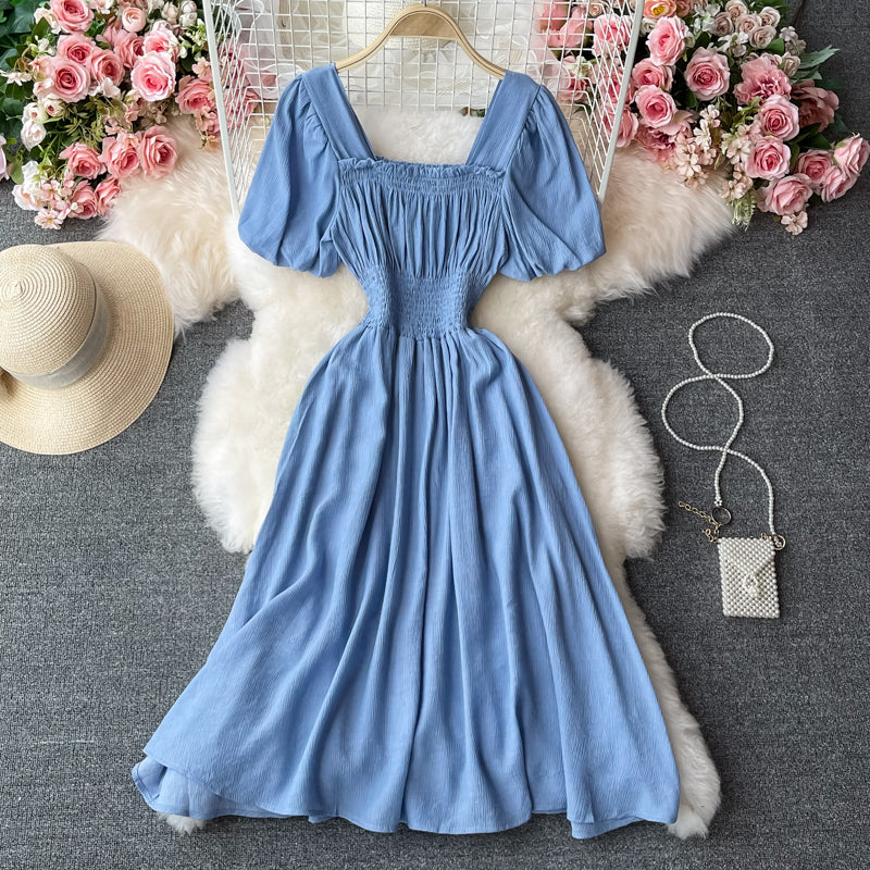 Cute A line short dress fashion dress  624