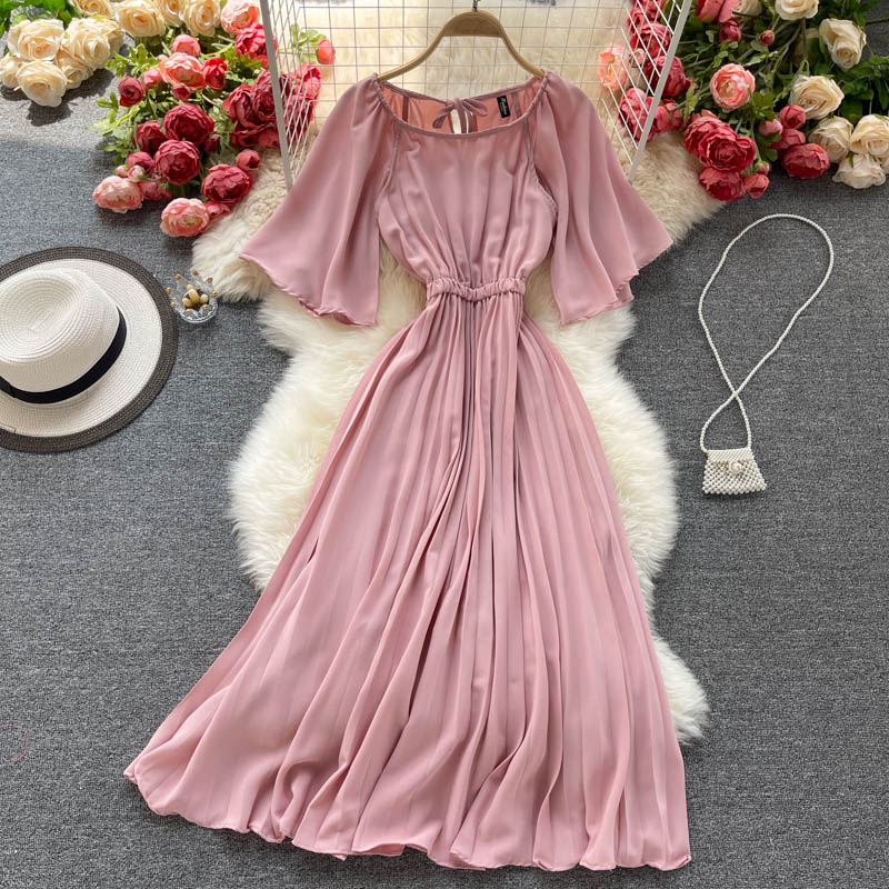 Cute A line short dress fashion dress  661