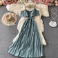 Cute A line dress off shoulder fashion dress  695
