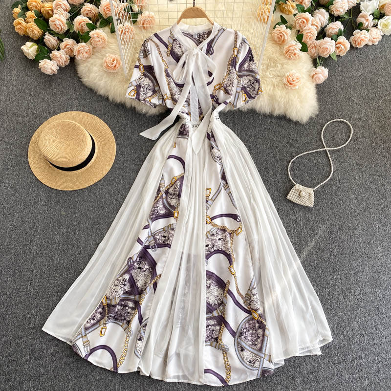 Stylish A line long dress fashion dress  630