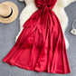 Cute v neck backless dress fashion dress  600