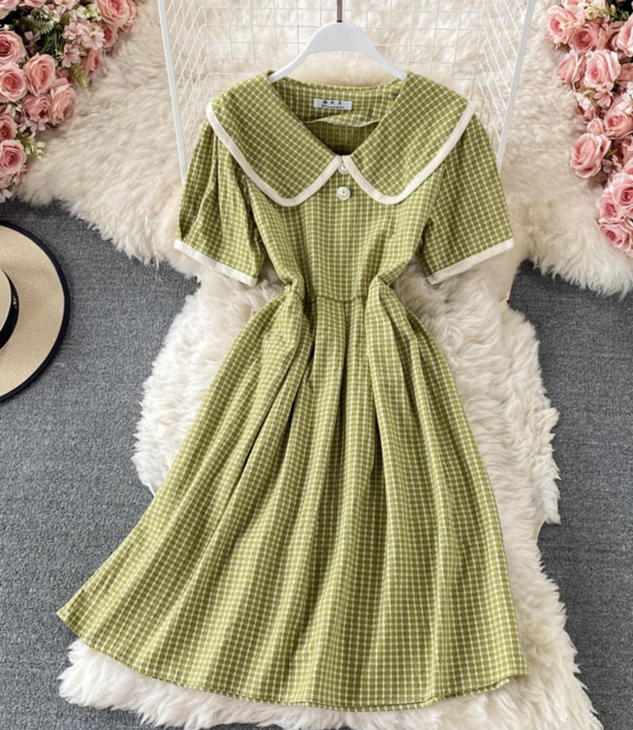 Sweet A line short dress fashion dress  655