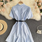 Cute A line short dress fashion dress  668