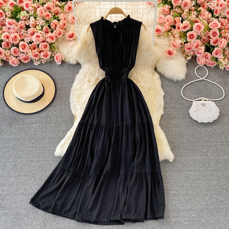 Süßes A-Linien-Modekleid 418