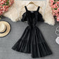 Cute A line irregular dress  623