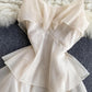 Cute A line dress fashion dress  667
