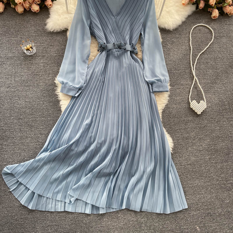 Cute v neck short dress fashion dress  629