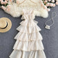 Cute A line dress fashion dress  667