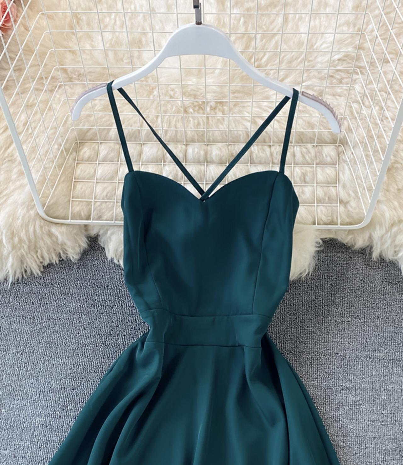 Cute A line short dress fashion dress  670