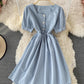 Cute A line short dress fashion dress  603