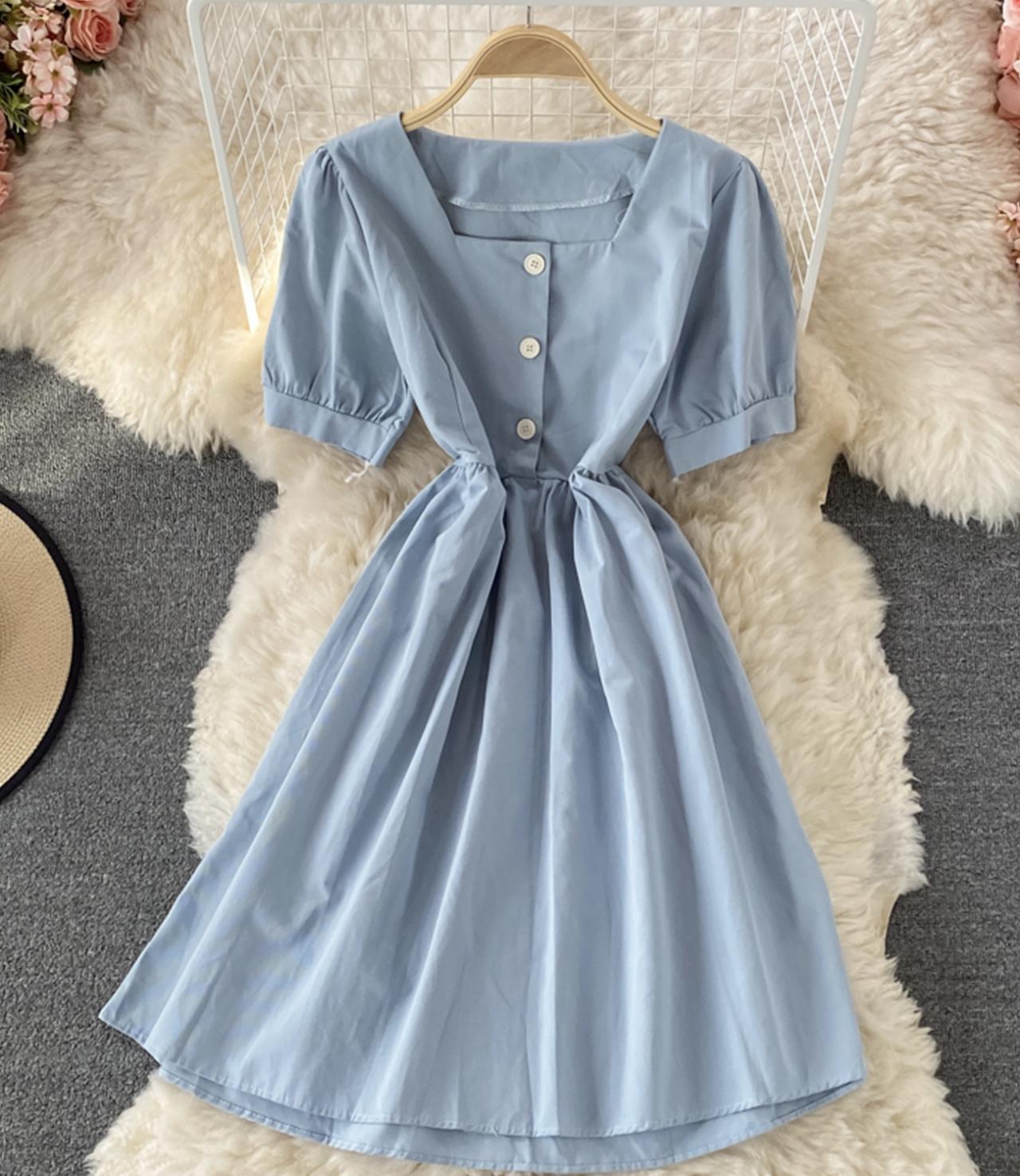 Cute A line short dress fashion dress  603