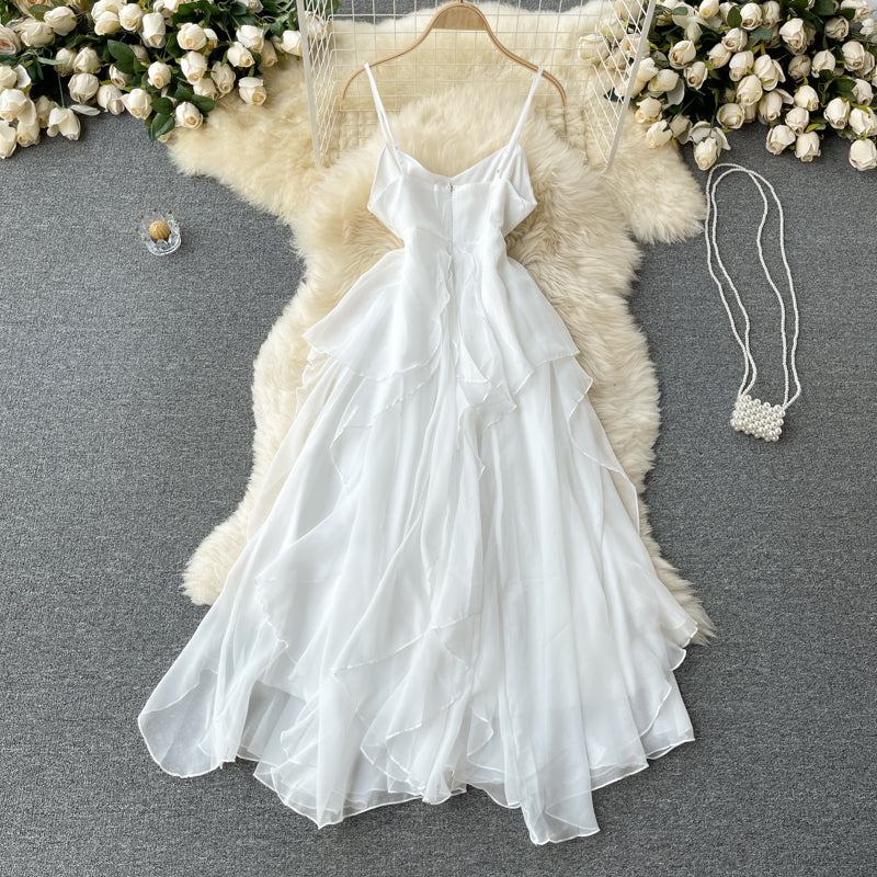 Robe trapèze en tulle mignonne et tendance 617