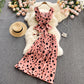 Cute regular polka dot dress two pieces dress  575
