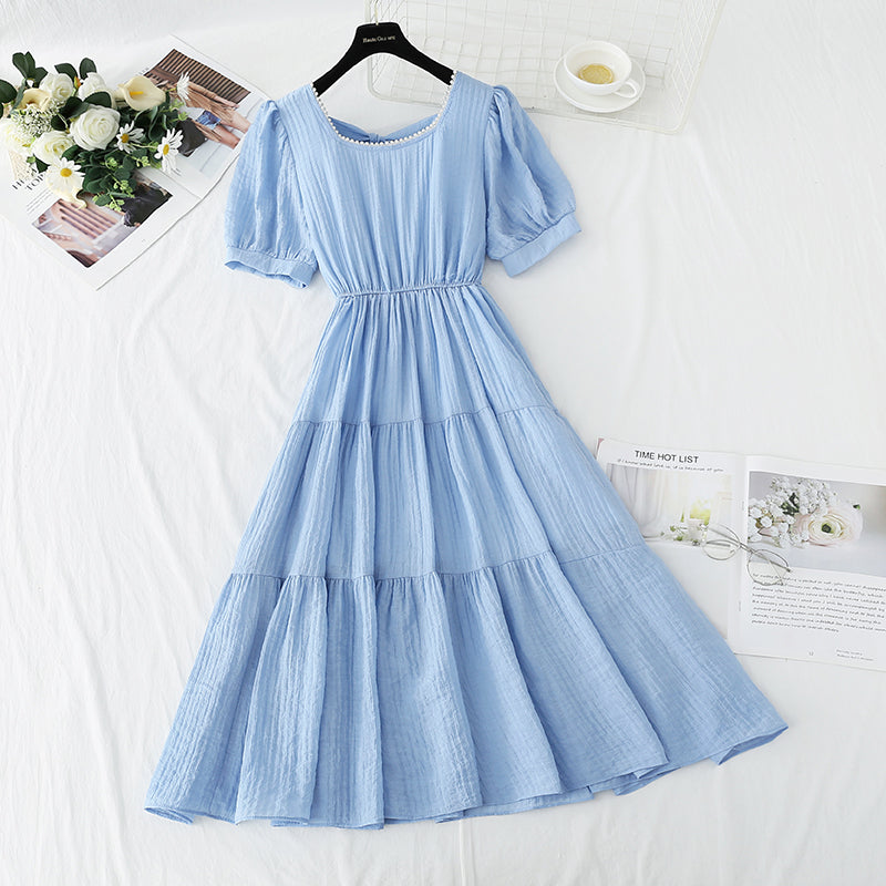 Cute A line short dress fashion dress  479