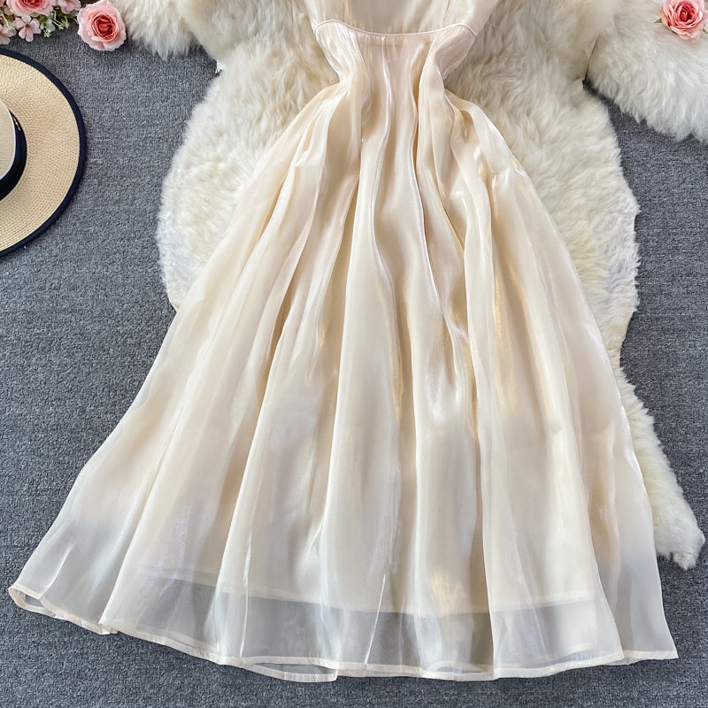 Süßes kurzes Kleid in A-Linie Modekleid 417